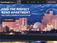 Tablet Screenshot of apartmentgenie.com
